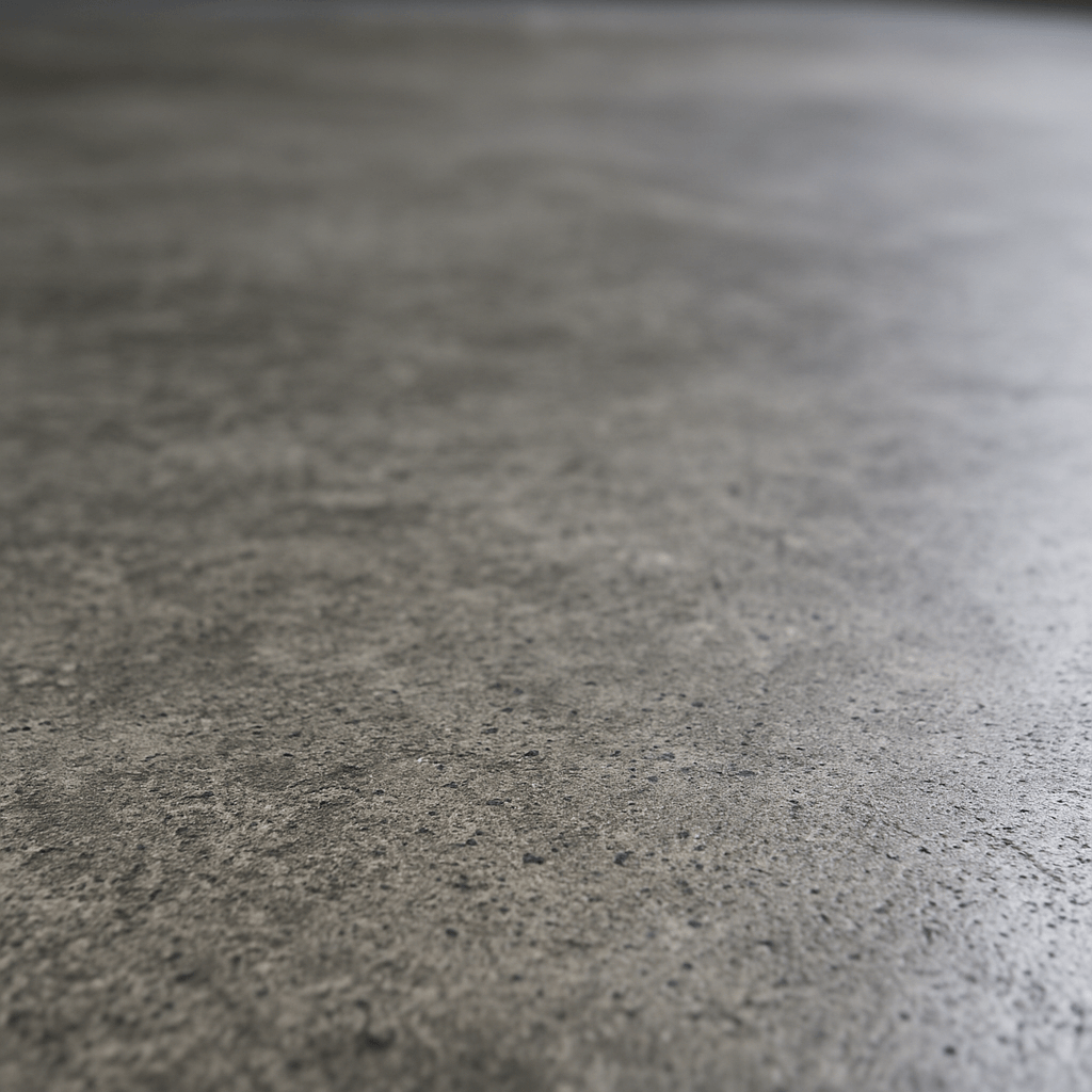 Grind and seal concrete floor with visible texture and matte finish